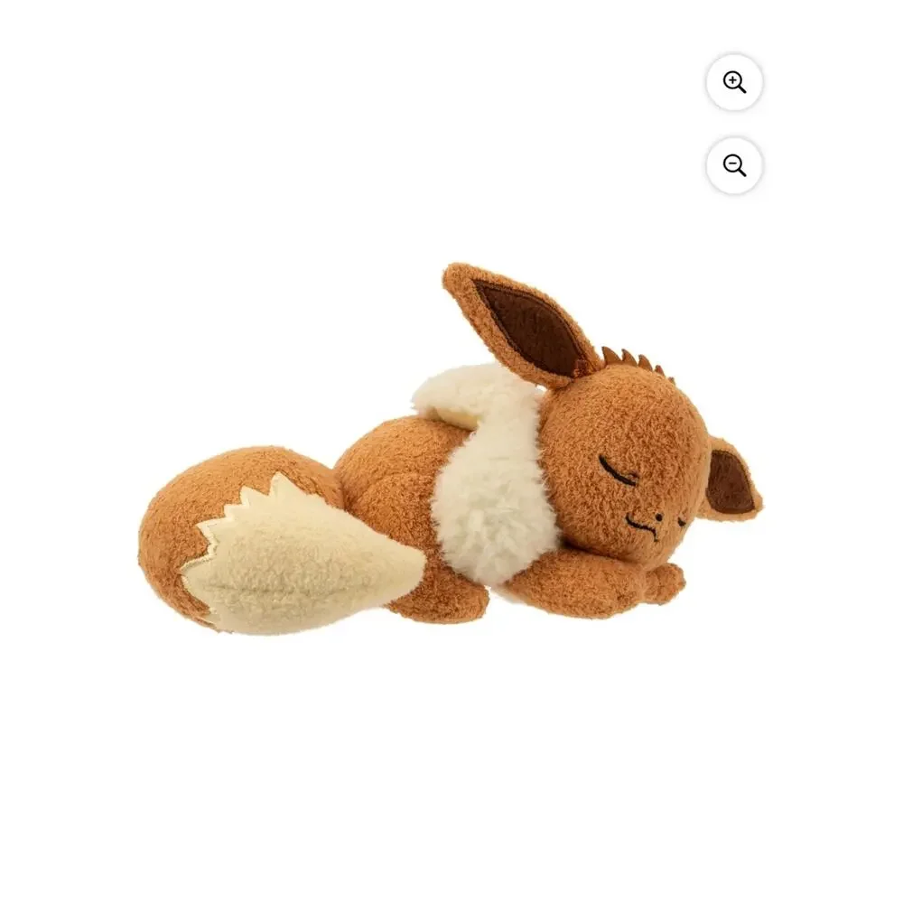 Pokemon Eevee Sleeping Plush - 5 inch Premium Sleeping Plush Jazwares
